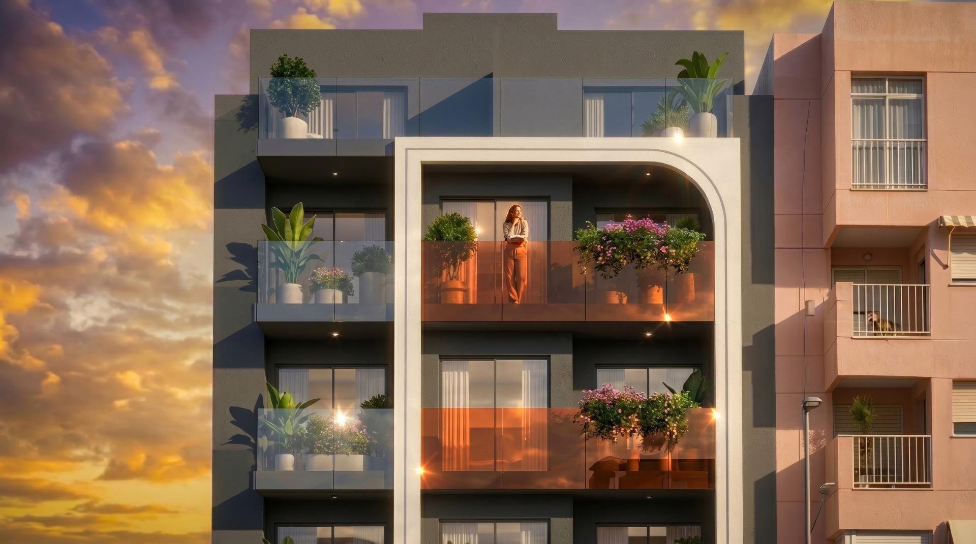 Exclusivo Apartamento Moderno con Terraza en Guardamar del Segura, Descubre tu apartamento de obra nueva en Guardamar del Segura, Costa Blanca. A 600m de la playa, 2 hab, terraza y piscina. ¡Vive o invierte en el Mediterráneo d