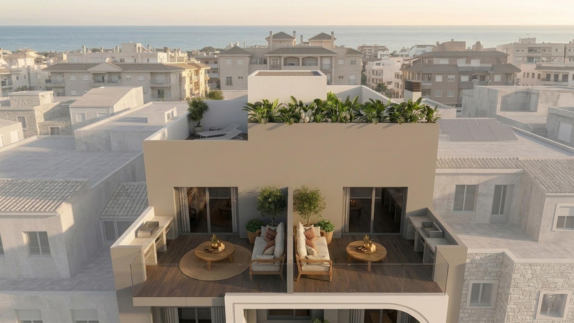 Exclusivo Apartamento Moderno con Terraza en Guardamar del Segura, Descubre tu apartamento de obra nueva en Guardamar del Segura, Costa Blanca. A 600m de la playa, 2 hab, terraza y piscina. ¡Vive o invierte en el Mediterráneo d