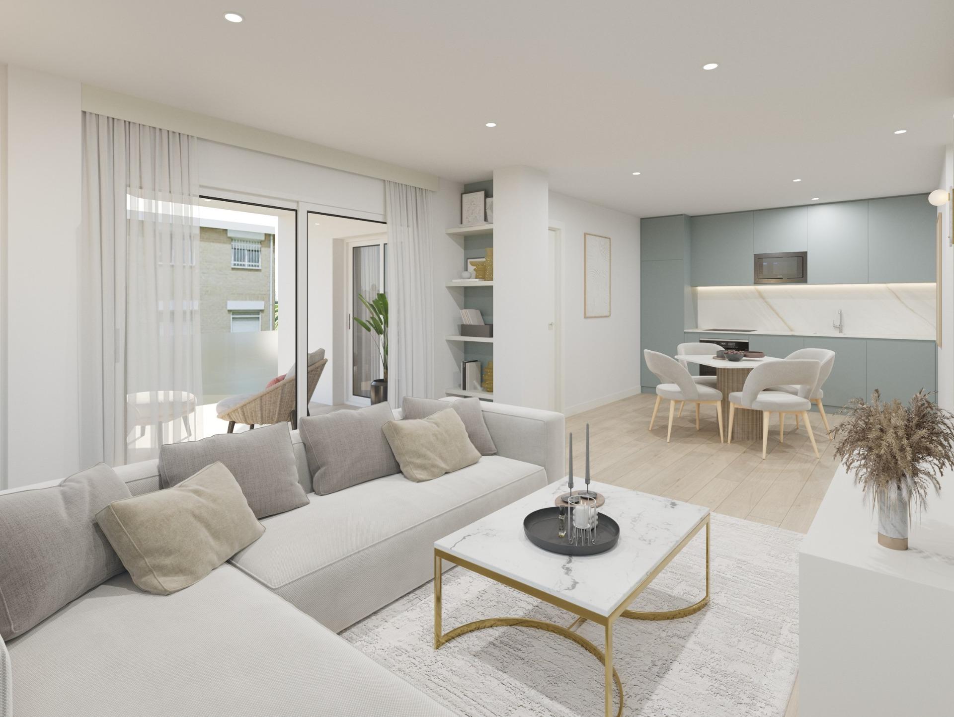 Exclusivo Apartamento Nuevo: Playa y Centro en Guardamar, Descubre tu hogar ideal en Guardamar del Segura. Apartamento de 2 hab. en exclusivo complejo boutique a 600m de la playa. Diseño moderno, acabados de calidad y