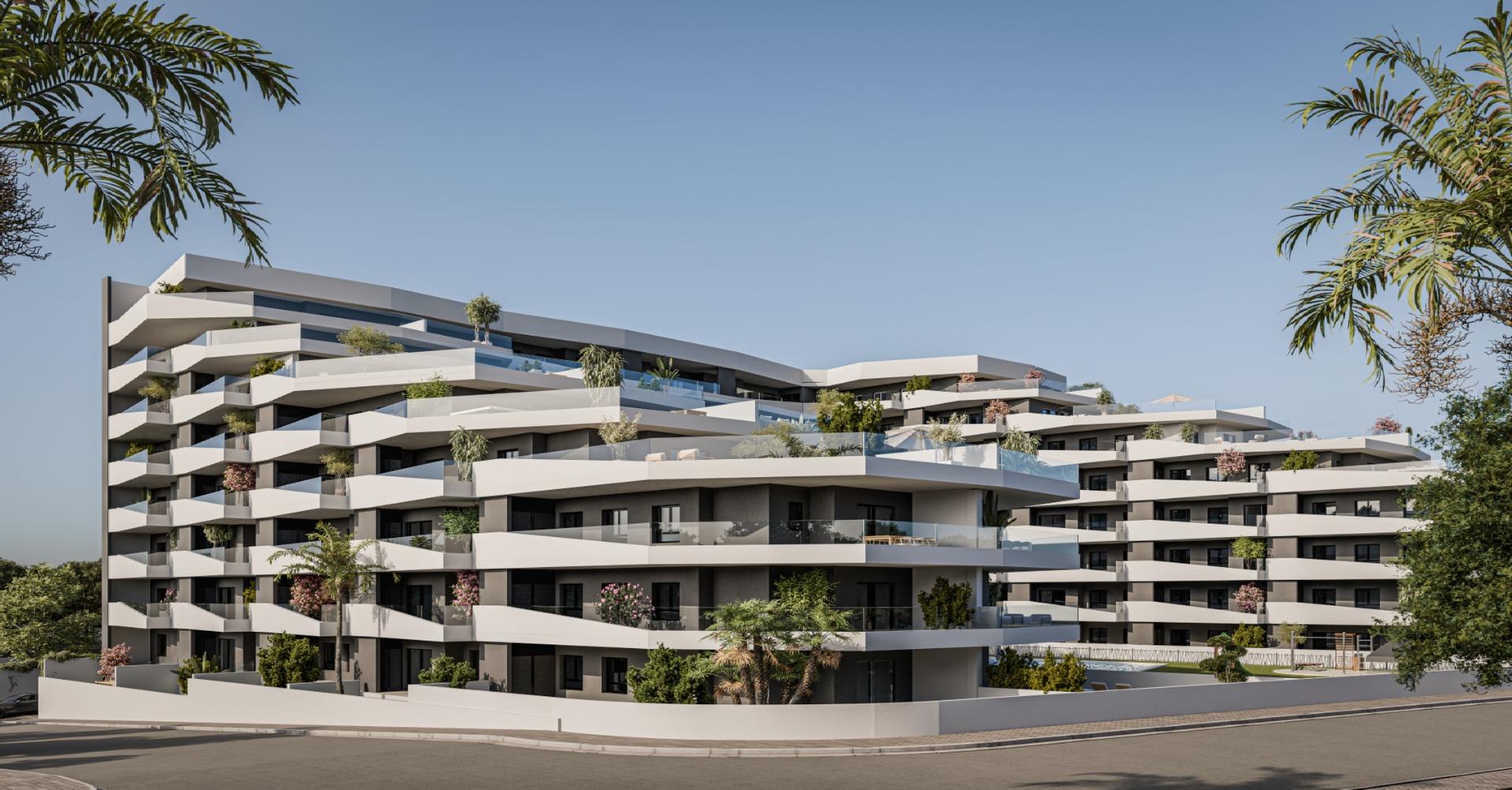 Ático Moderno con Vistas y Piscina en San Miguel, Ático de lujo en San Miguel de Salinas, Costa Blanca. 3 hab, 2 baños, diseño moderno, terraza privada y vistas. Complejo con piscina, jardines y parking. ¡Vive