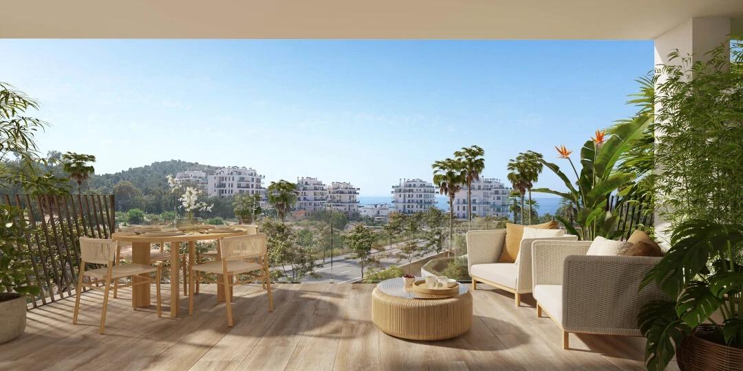 Apartamento de Lujo Obra Nueva en Villajoyosa, Cerca Playa, Apartamento de obra nueva en Villajoyosa, Costa Blanca. A 200m del mar, con 1 dormitorio, terraza y vistas. Disfrute piscina, gym y sauna. ¡Invierta en su vida