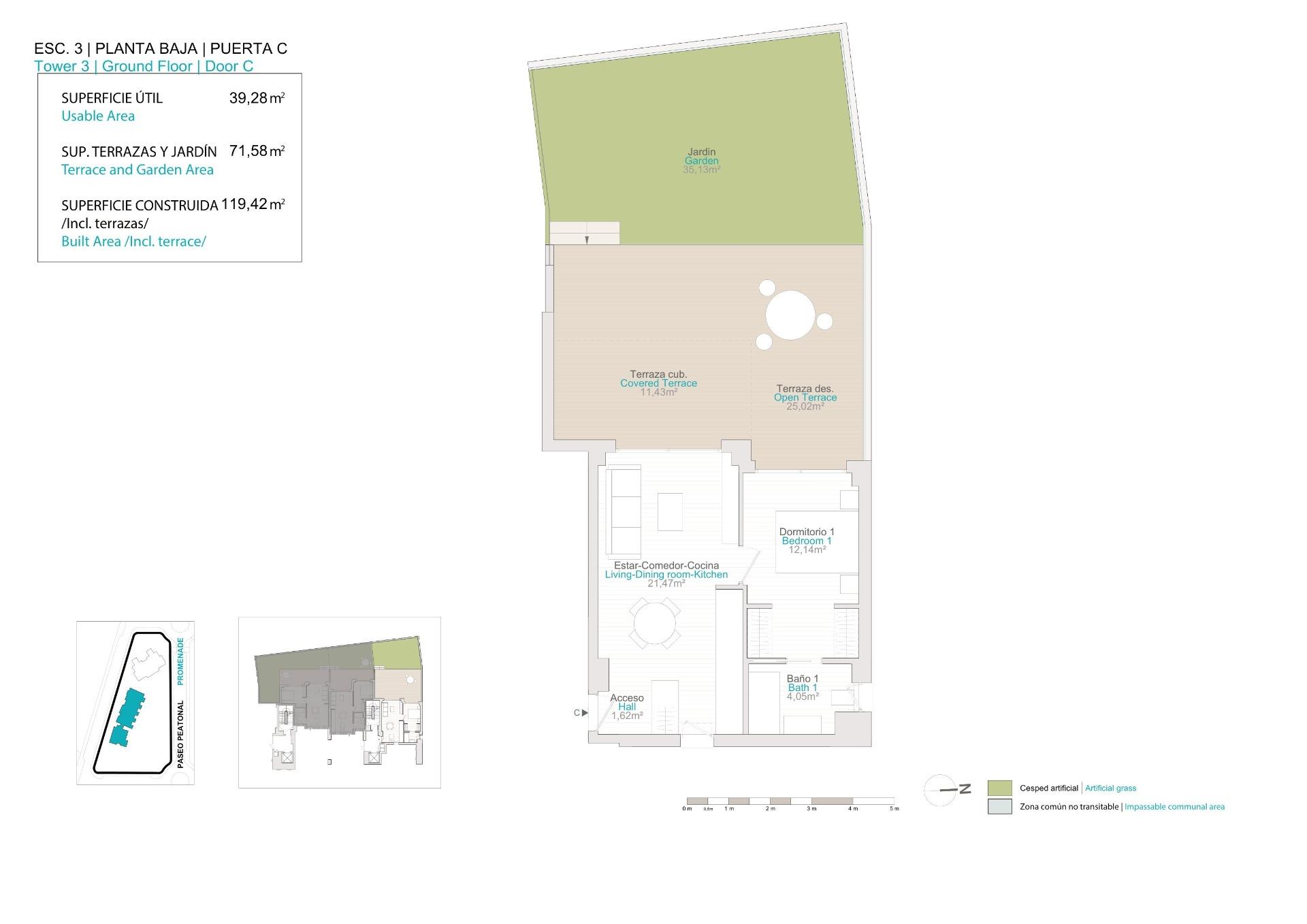 Apartamento de Lujo Obra Nueva en Villajoyosa, Cerca Playa, Apartamento de obra nueva en Villajoyosa, Costa Blanca. A 200m del mar, con 1 dormitorio, terraza y vistas. Disfrute piscina, gym y sauna. ¡Invierta en su vida
