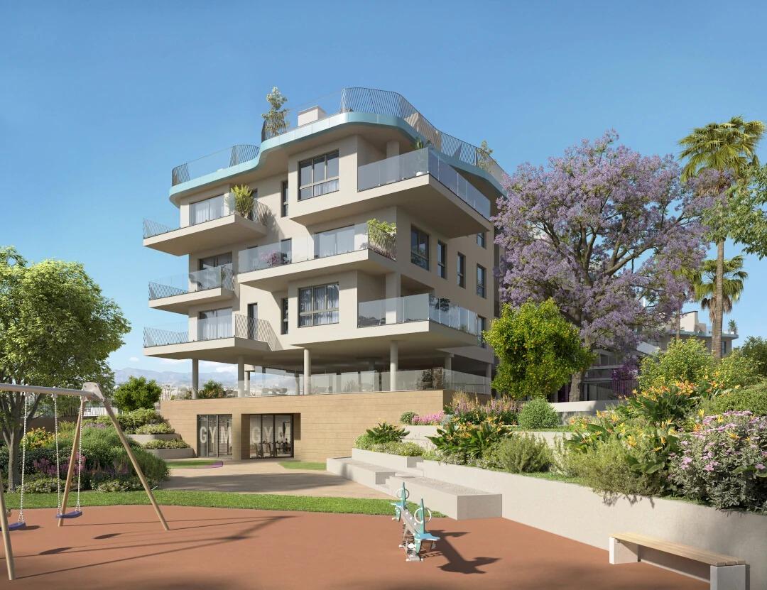 Apartamento de Lujo Obra Nueva en Villajoyosa, Cerca Playa, Apartamento de obra nueva en Villajoyosa, Costa Blanca. A 200m del mar, con 1 dormitorio, terraza y vistas. Disfrute piscina, gym y sauna. ¡Invierta en su vida