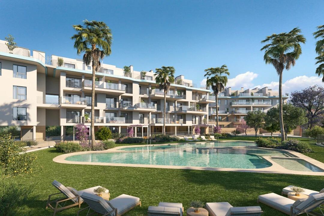 Apartamento de Lujo Obra Nueva en Villajoyosa, Cerca Playa, Apartamento de obra nueva en Villajoyosa, Costa Blanca. A 200m del mar, con 1 dormitorio, terraza y vistas. Disfrute piscina, gym y sauna. ¡Invierta en su vida