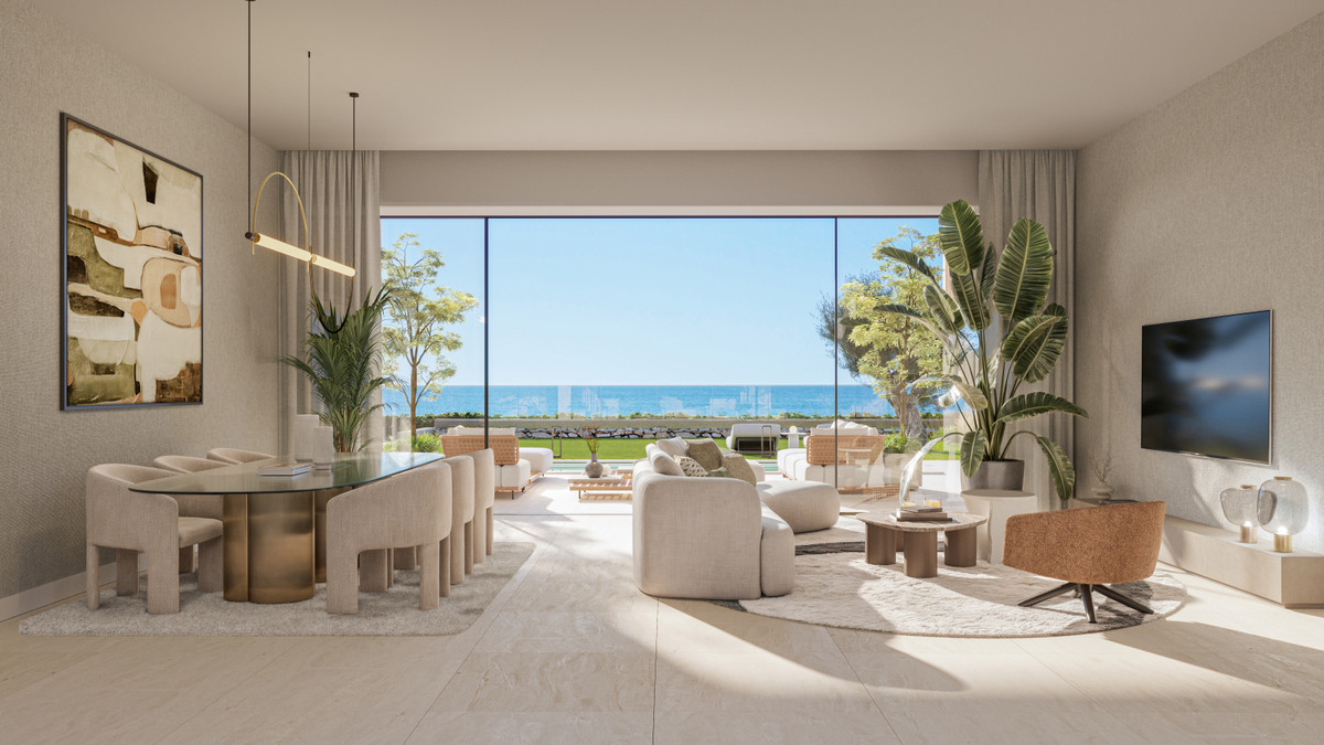 Apartamento de Lujo en Primera Línea de Playa en Manilva, Apartamento de lujo en primera línea de playa en Manilva, Málaga. 3 hab, 2 baños. Vistas al mar, diseño moderno y zonas comunes exclusivas. Cerca de Estepona y