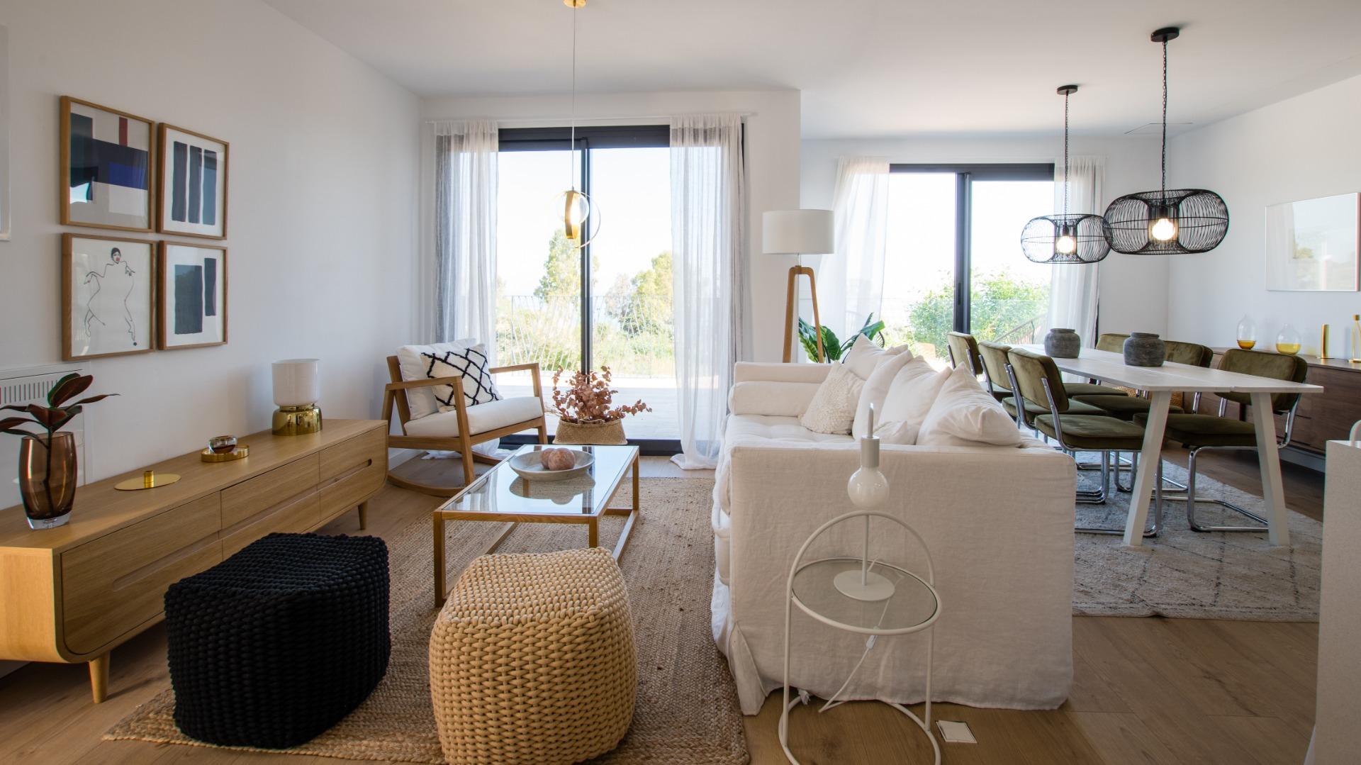 Apartamento de Lujo Obra Nueva en Villajoyosa, Cerca Playa, Apartamento de obra nueva en Villajoyosa, Costa Blanca. A 200m del mar, con 1 dormitorio, terraza y vistas. Disfrute piscina, gym y sauna. ¡Invierta en su vida